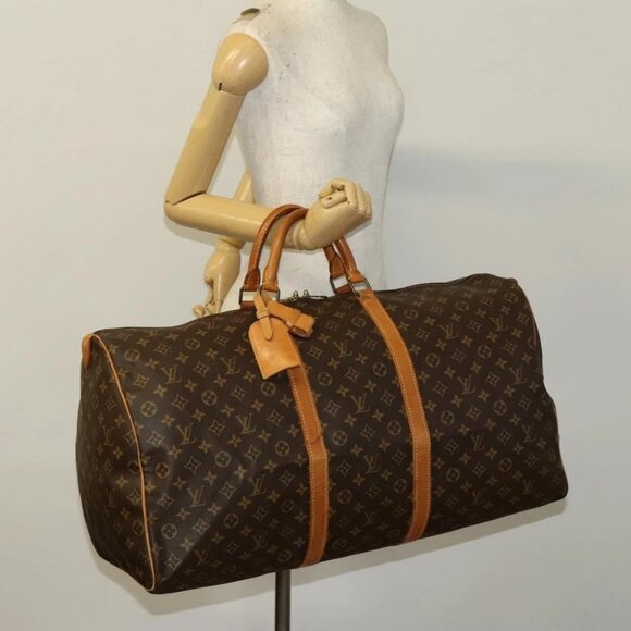 LOUIS VUITTON Monogram Keepall 60 Boston Bag - Picture 14 of 16